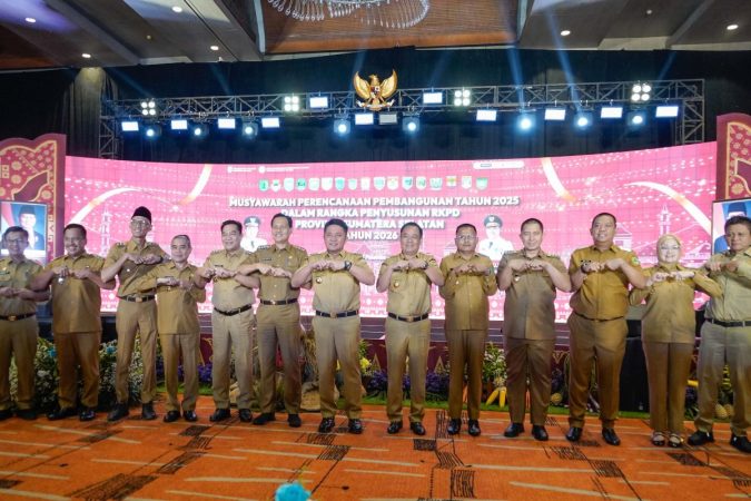 Bupati Musi Banyuasin, HM Toha saat menghadiri langsung Musyawarah Perencanaan Pembangunan (Musrenbang) RKPD Provinsi Sumatera Selatan Tahun 2026