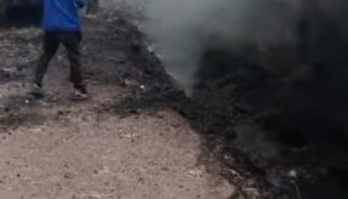 Pipa Gas Bocor Akibat Alat Berat, Semburan Gas Bikin Warga Cemas
