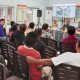 Dandim 0431/Bangka Barat, Letkol CZI Fadil mensosialisasikan rencana pembangunan Batalyon Teritorial Pembangunan di Desa Air Gantang Kecamatan Parittiga, Kamis (8/1/2026). Foto/bang yip