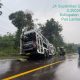 Tabrakan Maut Truk Muatan Mobil dan Pasir di Jalintim Muba