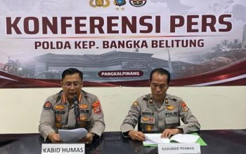 Polda Babel Amankan FR, Korlap Kasus 8 Ton Pasir Timah Ilegal di Belitung Timur